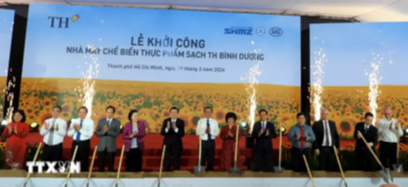 Tập đoàn TH khởi công nhà máy chế biến thực phẩm sạch trị giá hơn 6.000 tỷ đồng
