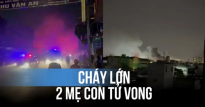TP.HCM: Hỏa hoạn tại quán cơm chay, hai mẹ con tử vong thương tâm