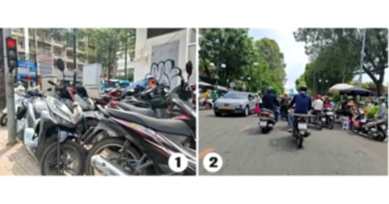 TP.HCM: Hàng quán, buôn bán lấn chiếm vỉa hè trước bệnh viện gây ách tắc, nguy hiểm