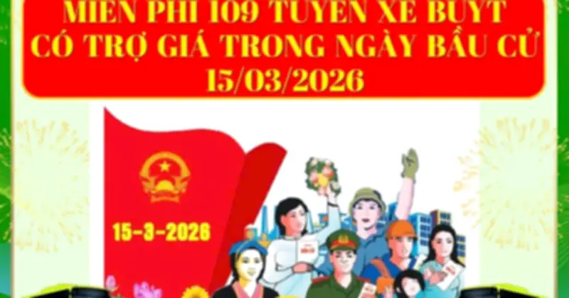 TP.HCM miễn phí vé xe buýt và metro ngày bầu cử để khuyến khích giao thông công cộng