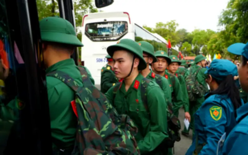 TP.HCM tiễn 2.534 thanh niên ưu tú nhập ngũ, lớp đầu tiên sau sáp nhập