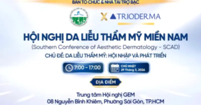Trioderma Gây Ấn Tượng Tại Hội Nghị Da Liễu Thẩm Mỹ Miền Nam 2026