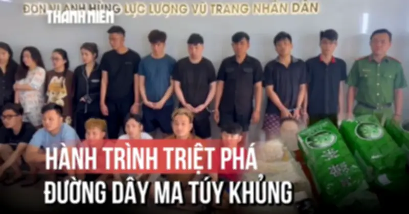 Triệt phá đường dây ma túy xuyên quốc gia, bắt giữ 30 đối tượng