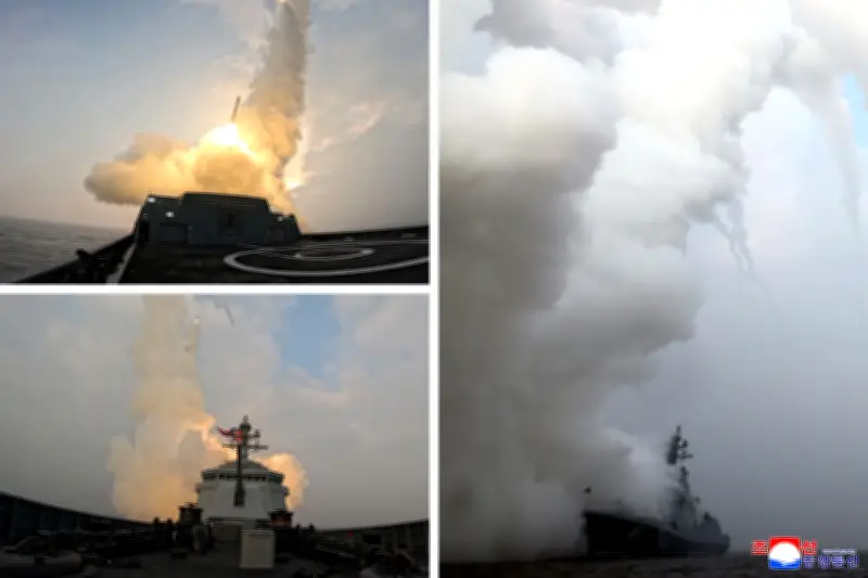 Triều Tiên thử tên lửa từ tàu khu trục mới, đẩy mạnh hiện đại hóa hải quân