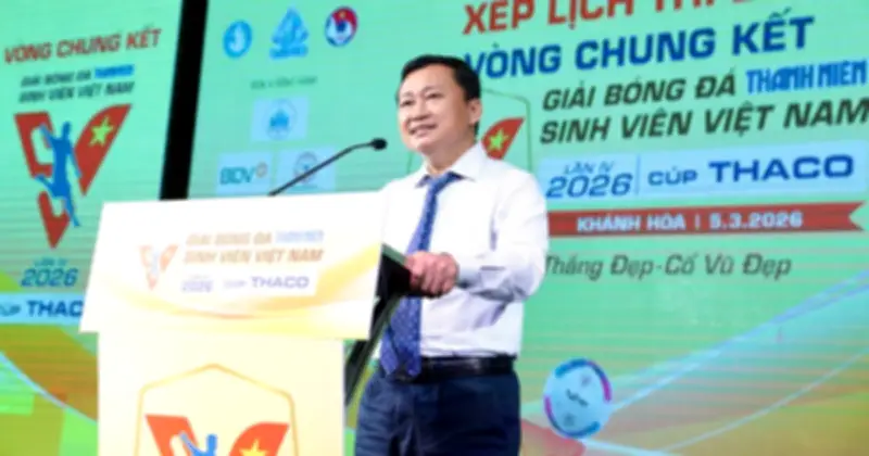 Trường ĐH Nha Trang đăng cai VCK TNSV 2026, đầu tư lớn cho sân bóng mới