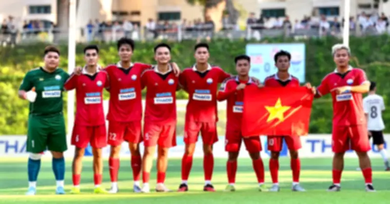 Trường ĐH Thủy Lợi và Svay Rieng giành vé bán kết giải bóng đá sinh viên quốc tế