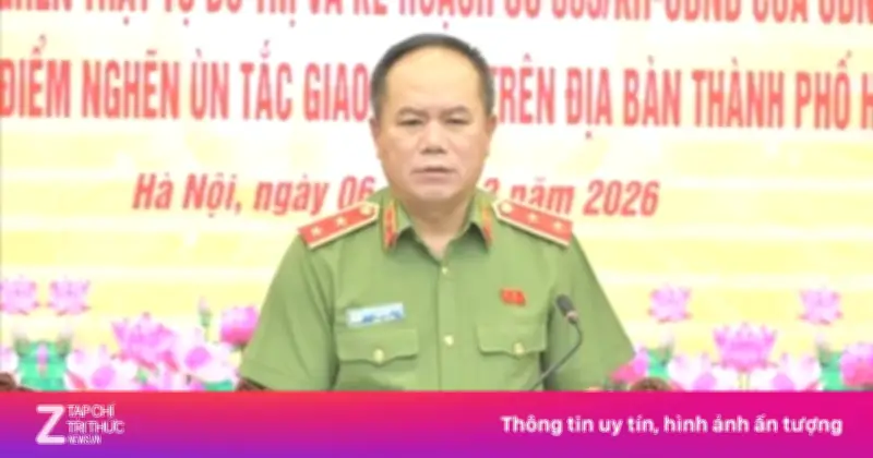 Trung tướng Nguyễn Thanh Tùng: Công an phường để tái diễn lấn vỉa hè sẽ bị đánh giá 'không hoàn thành nhiệm vụ'