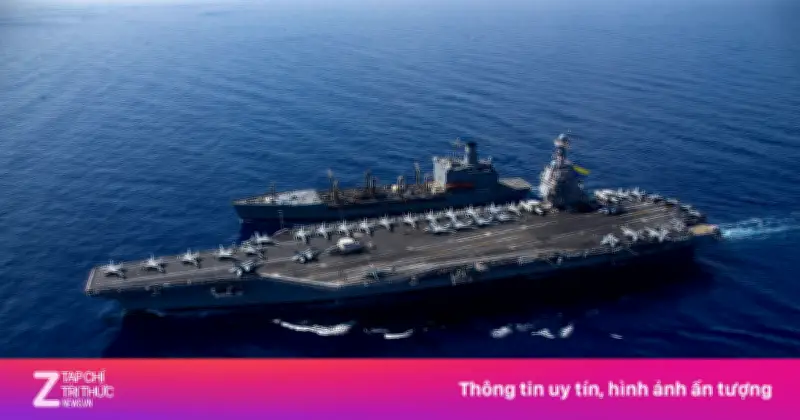 Tàu sân bay Mỹ USS Gerald R. Ford rút khỏi chiến sự Iran để sửa chữa sau vụ cháy