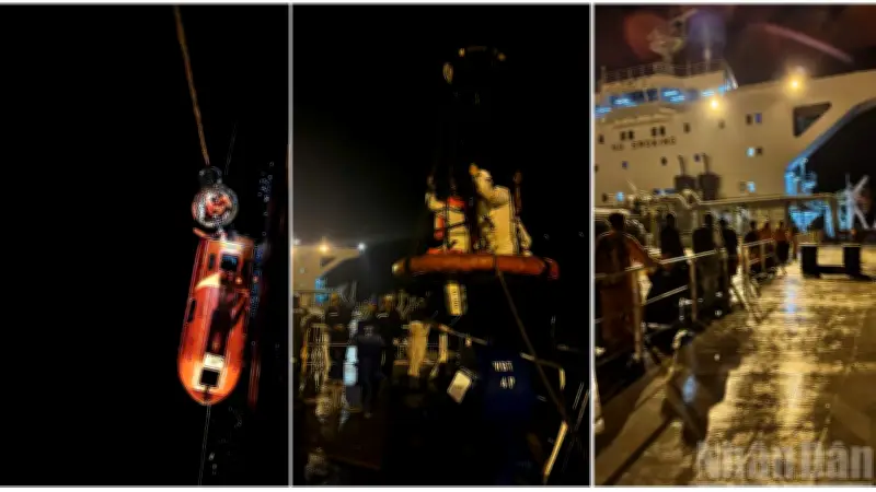 Tàu Việt Nam ứng cứu thành công 21 thuyền viên tàu nước ngoài gặp nạn trên biển