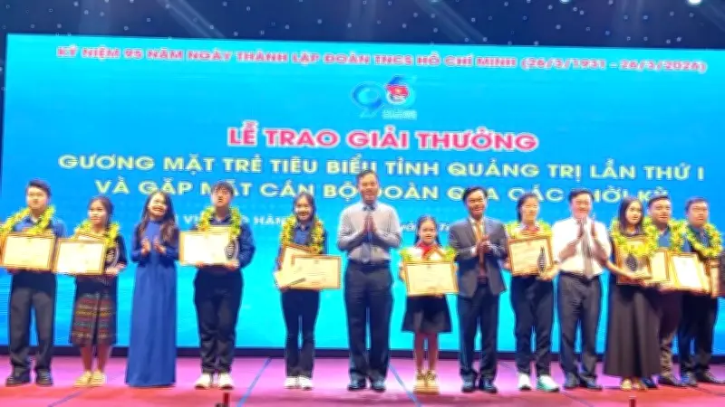 Tuổi Trẻ Quảng Trị Tiên Phong: Vinh Danh 20 Gương Mặt Trẻ Tiêu Biểu Và Ra Mắt Bản Đồ Số