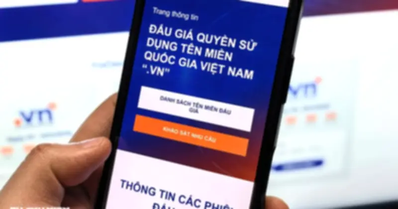 Đấu giá tên miền .vn lần đầu: Tên miền 2 ký tự đạt giá kỷ lục hơn 1,58 tỉ đồng