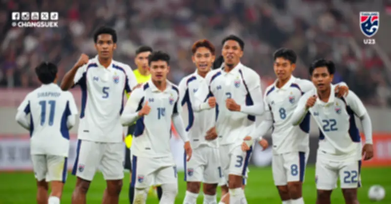 U23 Trung Quốc gỡ hòa 2-2 U23 Thái Lan trong trận đấu kịch tính tại CFA Team China 2026