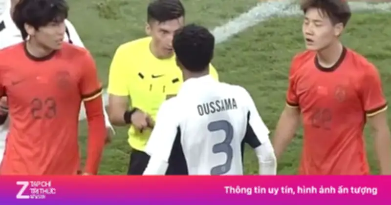 U23 Trung Quốc và Thái Lan ẩu đả, trọng tài rút thẻ đỏ gây tranh cãi