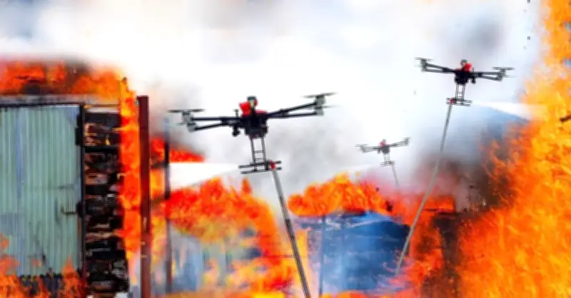 UAV AI chữa cháy bầy đàn: Giải pháp cứu hỏa cho ngõ hẻm đô thị Việt Nam