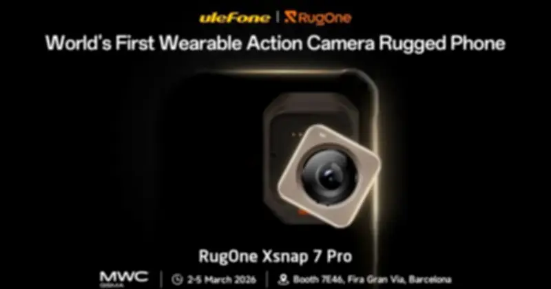 Ulefone RugOne Xsnap 7 Pro: Smartphone siêu bền với camera nam châm tháo rời thách thức Honor tại MWC 2026