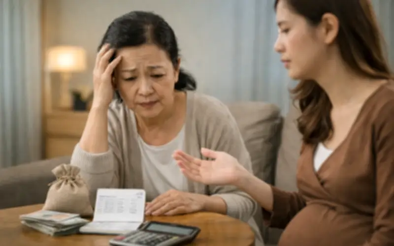 Vợ chồng bối rối khi con gái vay tiền mua nhà trước ngày sinh