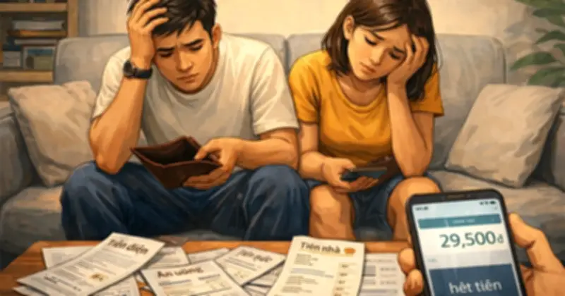 Vợ chồng trẻ thu nhập 50 triệu đồng/tháng: Tiền đi đâu mà nhanh thế?