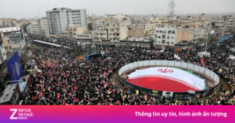 Vụ Nổ Lớn Tại Quảng Trường Tehran, Iran Giữa Lúc Biểu Tình Phản Chiến Diễn Ra