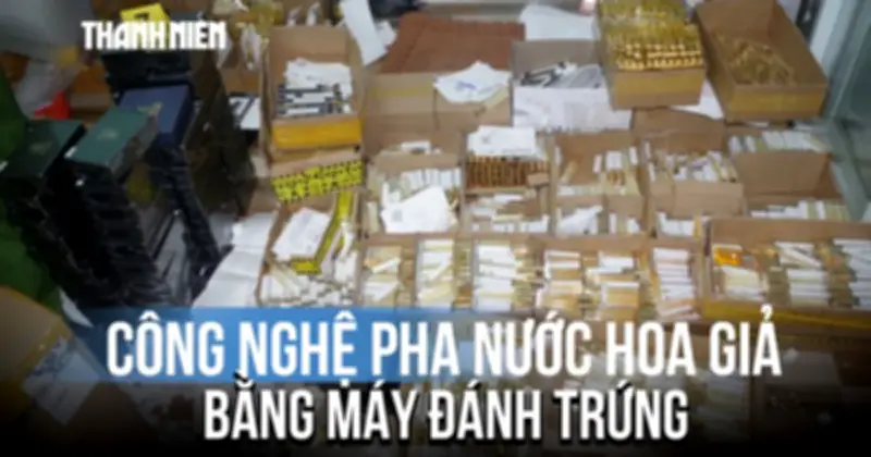 Vụ nước hoa giả làm bằng máy đánh trứng: Công an Đồng Nai tìm bị hại