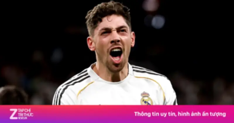 Valverde tỏa sáng, Real Madrid thắng đậm 4-1 trước Elche, rút ngắn khoảng cách với Barca