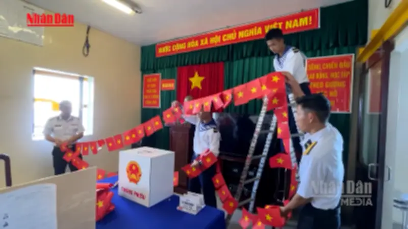 Video bầu cử trên thềm lục địa phía Nam: Công dân hải đảo thực hiện quyền lợi