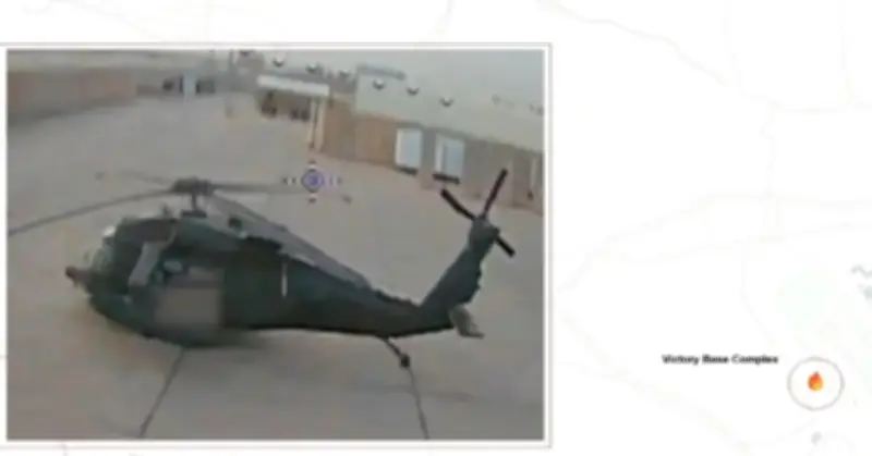 Video dân quân Iran phóng UAV tấn công trực thăng Black Hawk của Mỹ