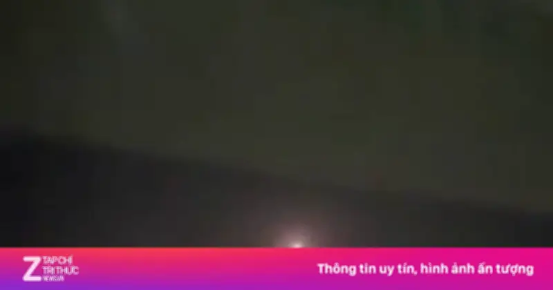 Video ghi lại khoảnh khắc hệ thống Patriot của UAE khai hỏa chặn tên lửa Iran