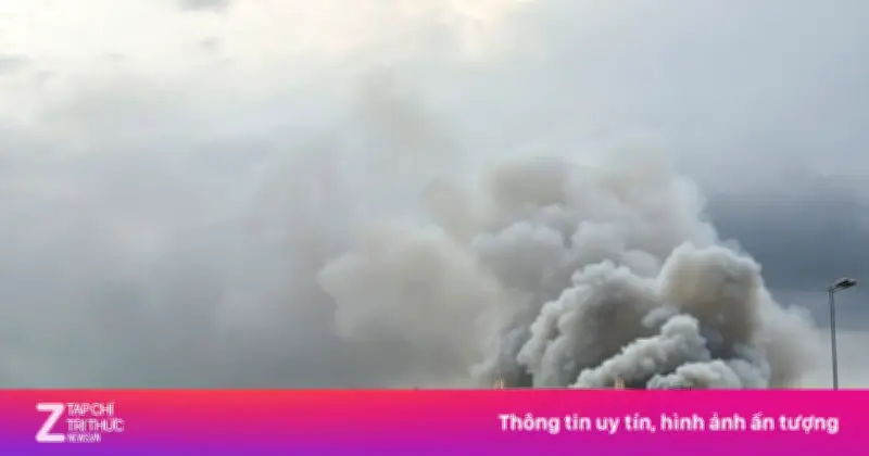 Video ghi lại vụ cháy lớn tại nhà máy lọc dầu quốc doanh của Bahrain