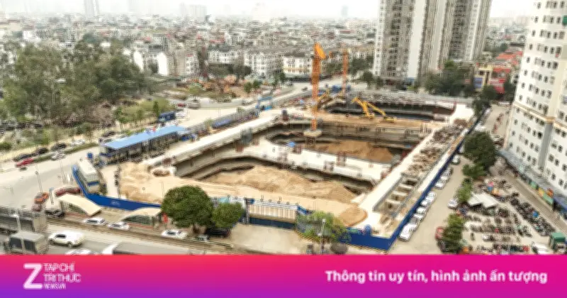 Vinaconex đẩy mạnh tiến độ dự án 3.900 tỷ Capital One trên 'đất vàng' Hà Nội