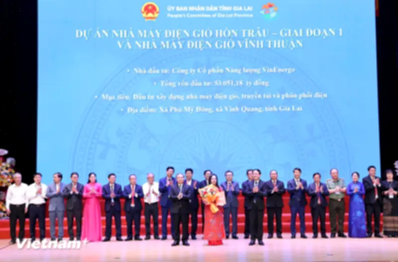 Vinergo Hợp Tác Phát Triển Cụm Nhà Máy Điện Gió Gần 8 Tỷ USD Tại Gia Lai