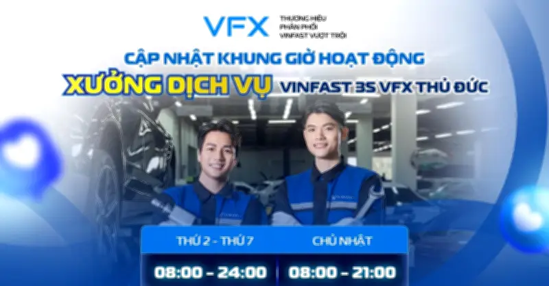 VinFast Mở Rộng Dịch Vụ 24/7: Xu Hướng Hậu Mãi Linh Hoạt Cho Xe Điện