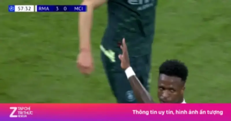 Vinicius Junior sút hỏng phạt đền, Real Madrid vẫn thắng đậm Man City 3-0