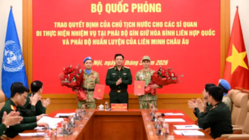 Việt Nam Cử Sĩ Quan Tham Gia Nhiệm Vụ Gìn Giữ Hòa Bình Liên Hợp Quốc