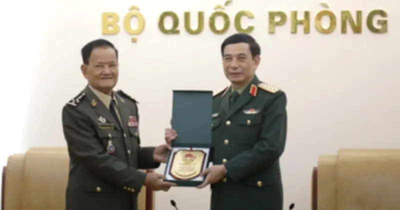 Việt Nam - Campuchia tăng cường hợp tác quốc phòng, hướng tới Triển lãm Quốc phòng 2026