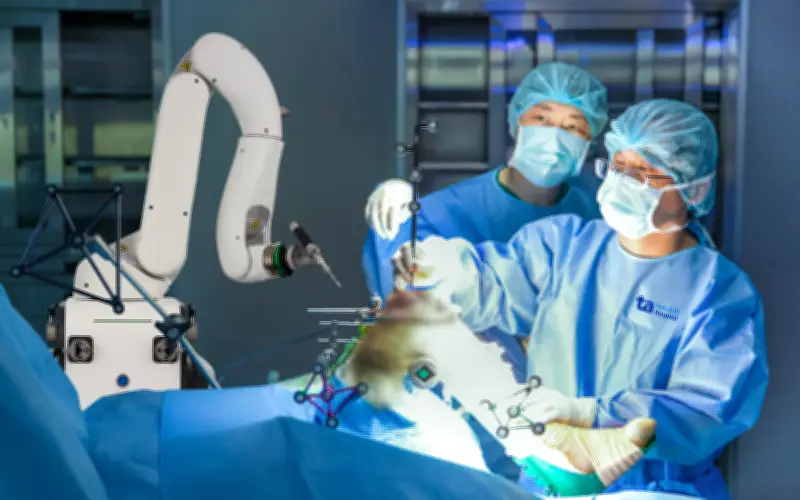 Việt Nam Lần Đầu Tiên Ứng Dụng Robot AI Thay Khớp Thế Hệ Mới Trong Phẫu Thuật