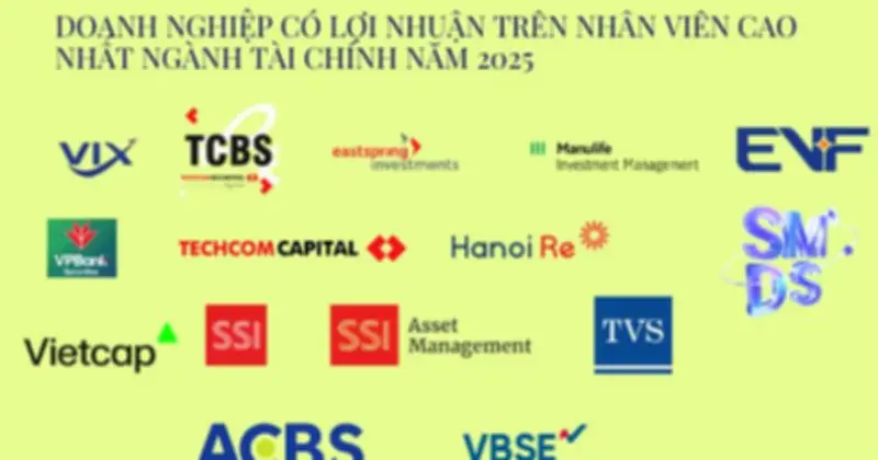 VIX Dẫn Đầu Top 15 Doanh Nghiệp Tài Chính Với Lợi Nhuận 78,1 Tỷ Đồng/Nhân Viên
