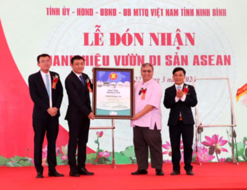 Vườn Quốc Gia Xuân Thủy Đón Nhận Danh Hiệu Vườn Di Sản ASEAN