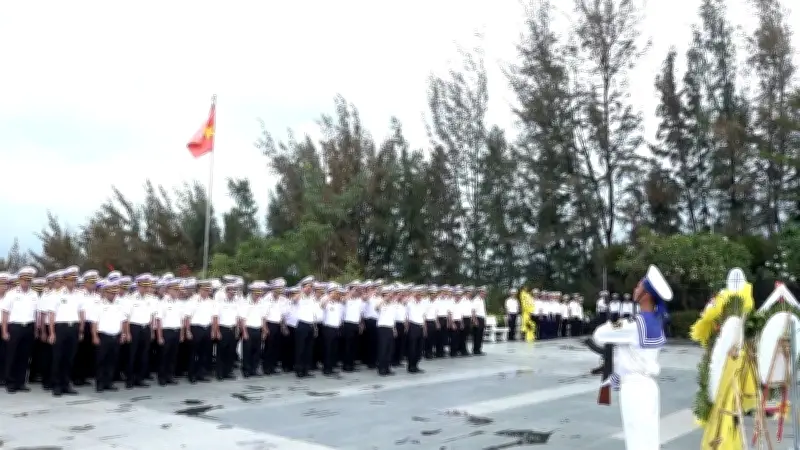 Vùng 4 Hải quân tưởng niệm 64 liệt sĩ hy sinh bảo vệ chủ quyền biển đảo