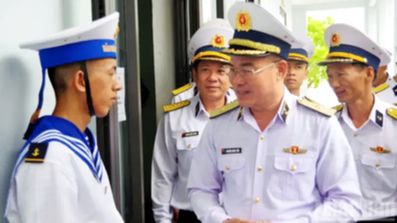 Vùng Cảnh sát biển 3 kiểm tra công tác chuẩn bị huấn luyện chiến sĩ mới năm 2026