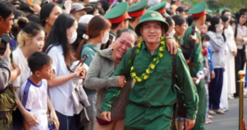 Vĩnh Long tổ chức lễ giao nhận quân năm 2026 với 517 tân binh lên đường nhập ngũ