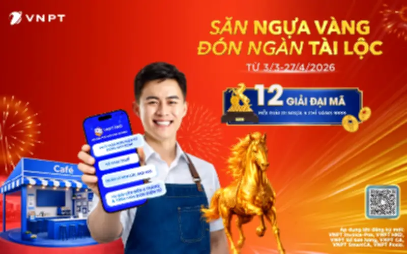 VNPT triển khai chương trình 'Săn ngựa vàng' hỗ trợ hộ kinh doanh chuyển đổi số