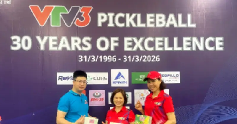 VTV3 Pickleball Cup - Sân chơi thể thao kỷ niệm 30 năm Ban Văn hóa - Giải trí