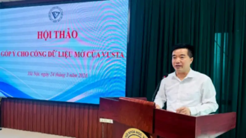 Vusta tổ chức hội thảo góp ý cổng dữ liệu mở, khai thác hiệu quả tài nguyên số