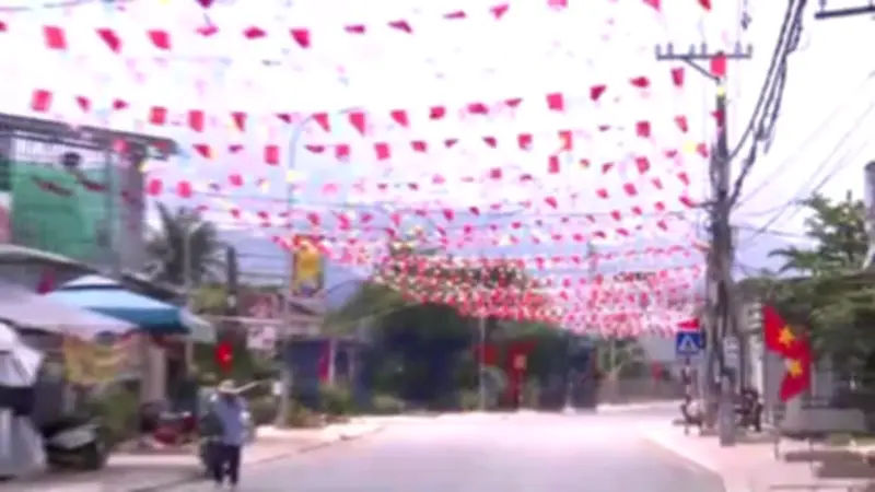 Xã Diên Điền, Khánh Hòa rực rỡ cờ hoa chuẩn bị cho ngày hội lớn