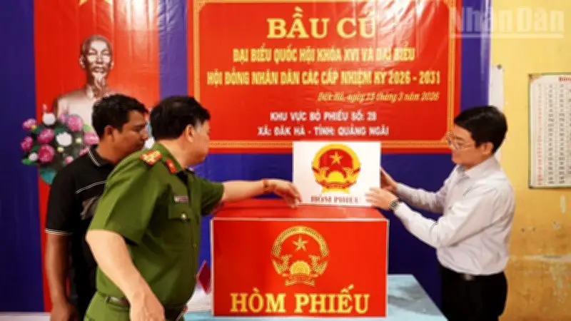 Xã Đăk Hà triển khai đồng bộ công tác bảo đảm an ninh trật tự cho ngày bầu cử