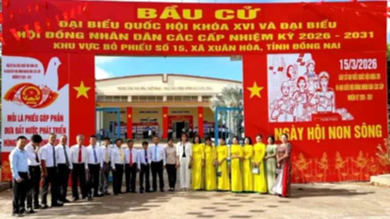 Xã Xuân Hòa, Đồng Nai hoàn thành tổng diễn tập bầu cử với sự tham gia của hơn 1.560 cử tri