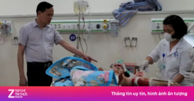 Xe khách 29 chỗ lao xuống vực Tam Đảo, 4 người nhập viện cấp cứu tại Phú Thọ