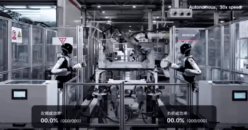 Xiaomi đột phá: Robot hình người tự động lắp ráp ô tô điện thành công