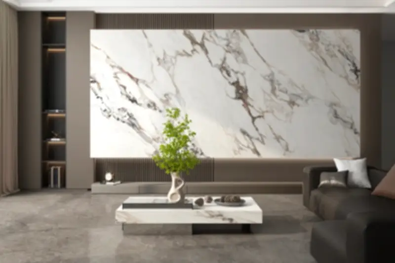 Xu hướng nội thất 2026: Đá thạch anh phủ sóng, định hình không gian sống mới