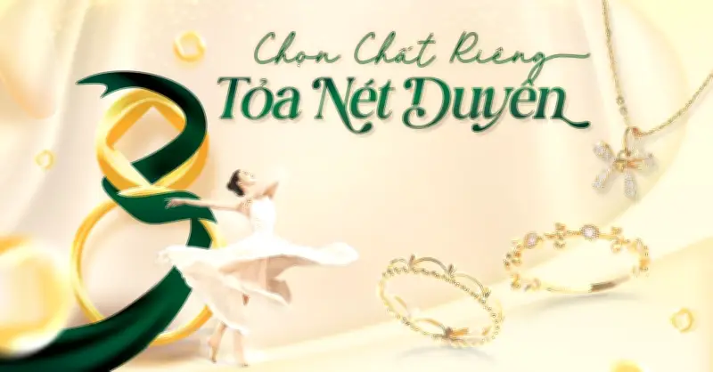 Xu hướng quà tặng 8/3: Trang sức nhỏ gọn và charm vàng 10K lên ngôi